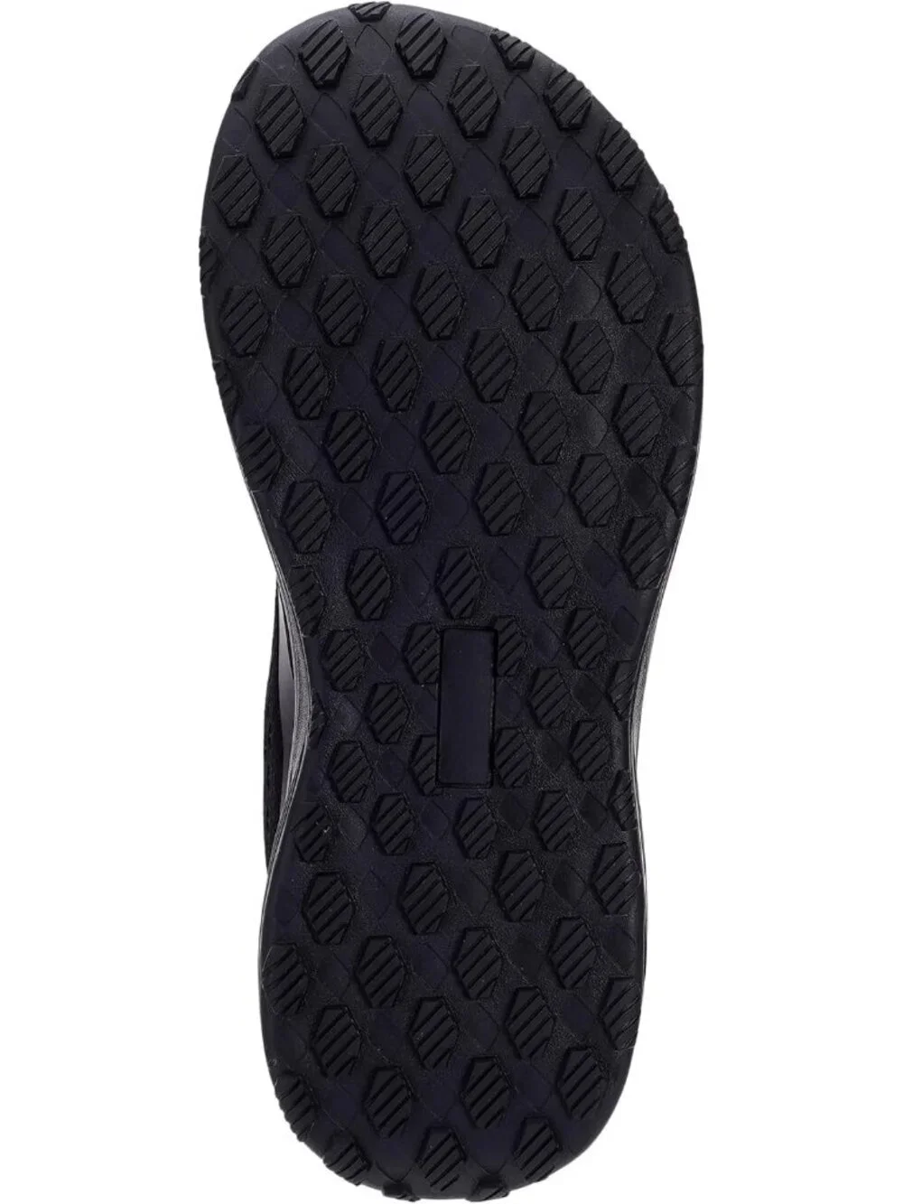 Men's Black Mesh Wide Cushioned Supportive Road Running Shoes Wide Toe Box
